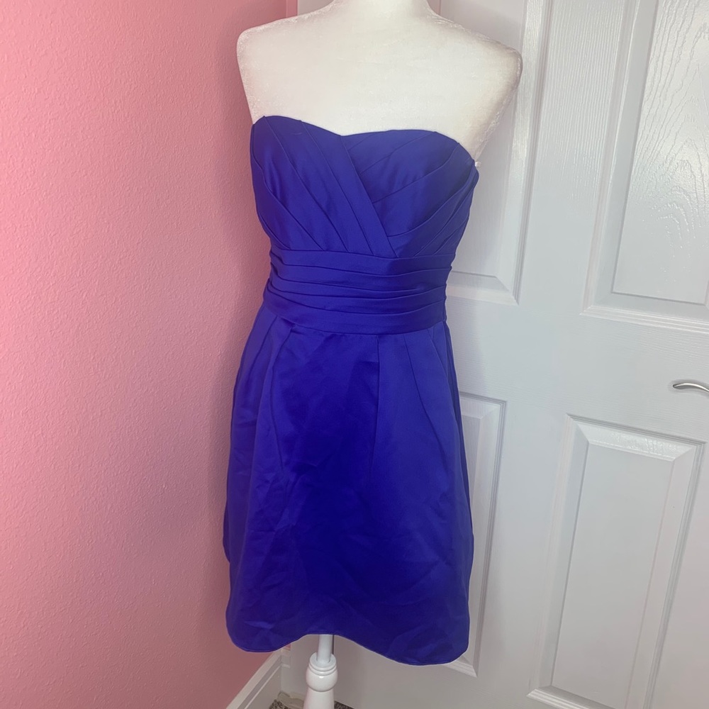 Blue dress size: 8